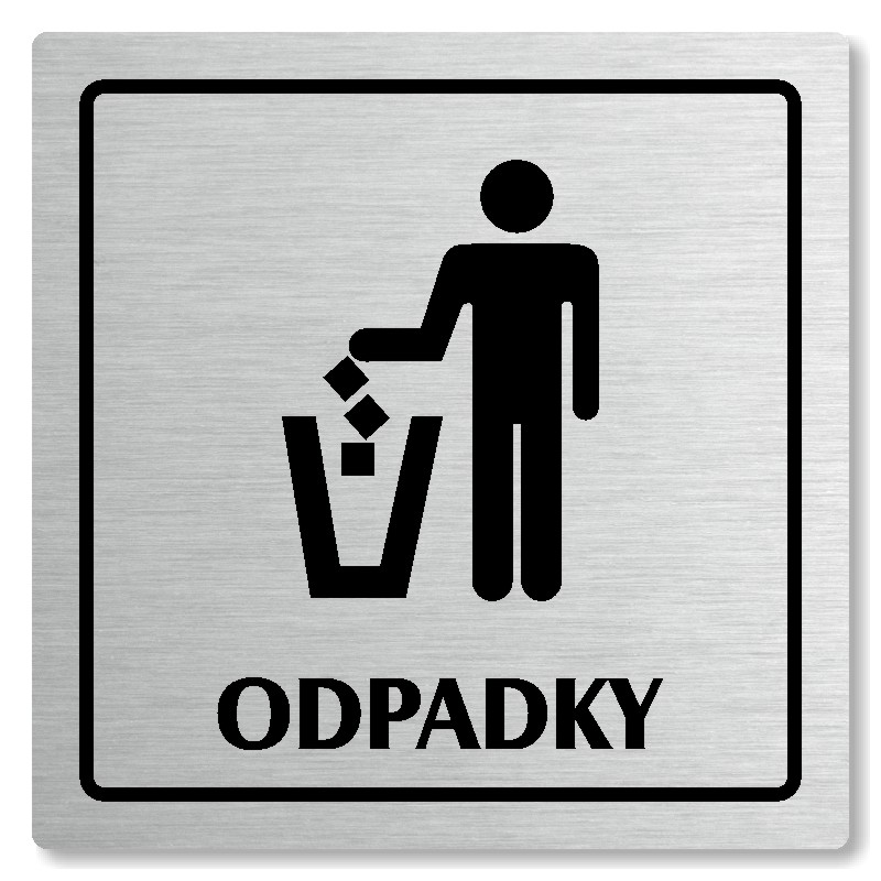Odpadky, 118x118mm, stříbrná, Arizona